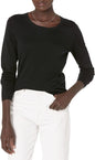 Essentials Women's Long-Sleeve Lightweight Crewneck Sweater (Available in Plus Size)