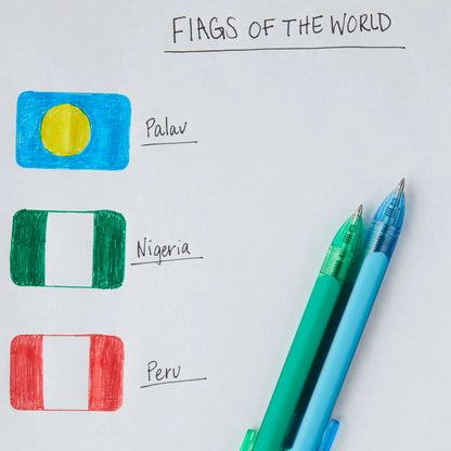 Pen+Gear Retractable Gel Ink Pens, Assorted Colors, 0.7mm, 12 Count