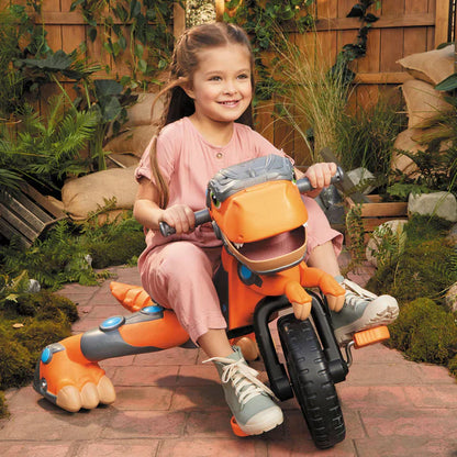 Chompin' Dino Trike with Sounds, Adjustable Seat & Pedals