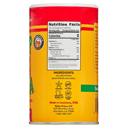 Slap Ya Mama Original Blend Cajun Seasoning, 8 oz Canister – Bold Louisiana-Style Spice for Everyday Cooking