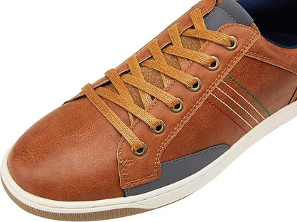 Jousen Men's Fashion Sneakers Classic Retro Casual Shoes for Men Breathable Business Dress Sneaker