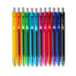 Pen+Gear Retractable Gel Ink Pens, Assorted Colors, 0.7mm, 12 Count