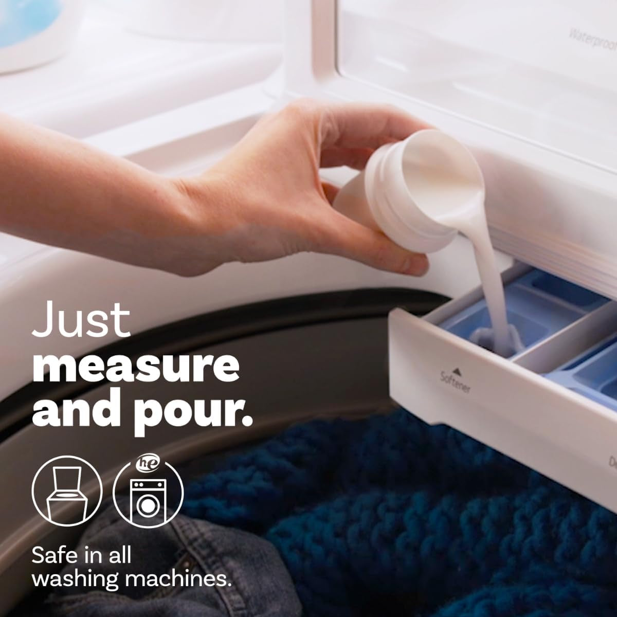 Free & Gentle Fabric Softener, Fabric Conditioner, Hypoallergenic, 190 Loads, 140 Fl Oz,  Fabric Softener, Liquid Fabric Softener