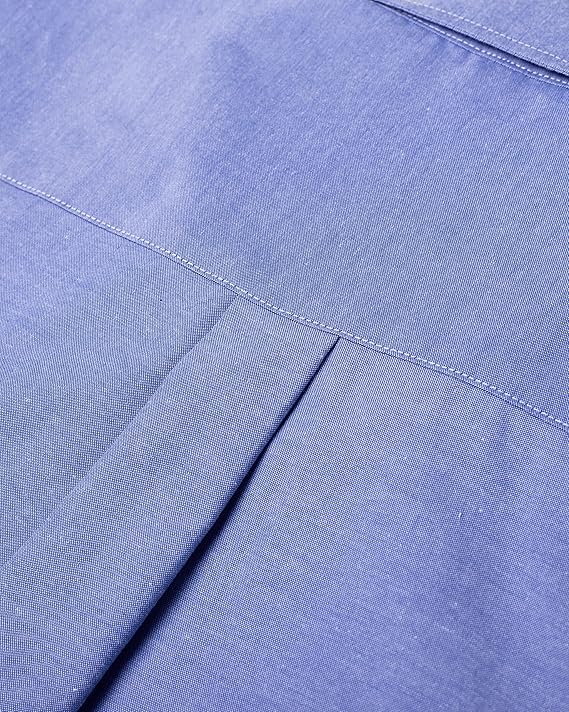 Alimens & Gentle Mens Solid Oxford Shirt Long Sleeve Dress Shirt Work Casual Button Down Shirts with Pocket