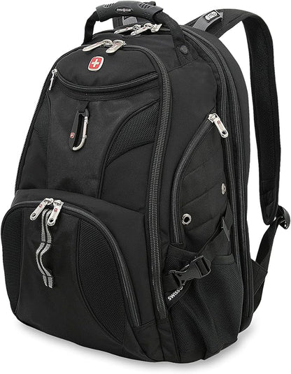 SwissGear 1900 Scansmart TSA 17 Laptop Backpack, Black, 19-Inch