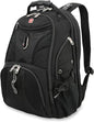 SwissGear 1900 Scansmart TSA 17 Laptop Backpack, Black, 19-Inch