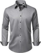 Men's Dress Shirts Long Sleeve Stretch Wrinkle Free Wedding Formal