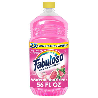 Fabuloso Multi Surface All Purpose Floor Cleaner, Watermelon Scent, 56 fl oz