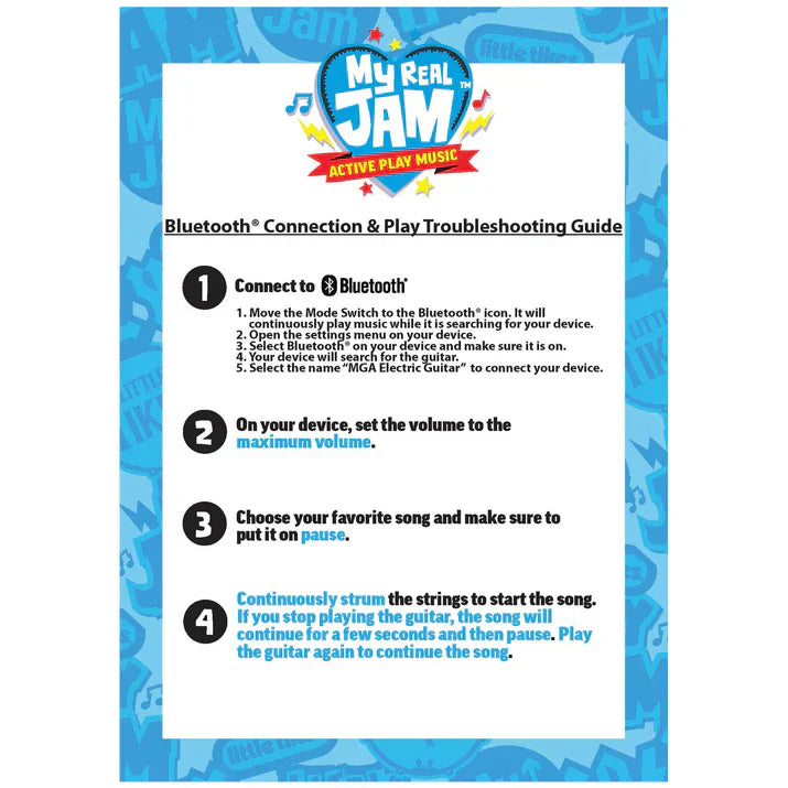 My Real Jam First Concert Set with Drums, Keyboard and Electric Guitar