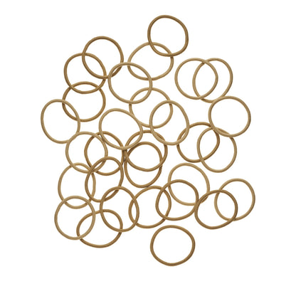 Ouchless Hair Elastics, No Metal Gentle Hair Ties, Blonde, 30 Ct