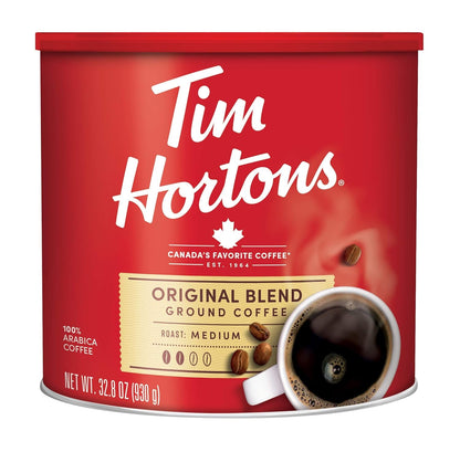 Original Blend, Medium Roast Ground Coffee, Canada’S Favorite Coffee, Made with 100% Arabica Beans, 32.8 Ounce Canister