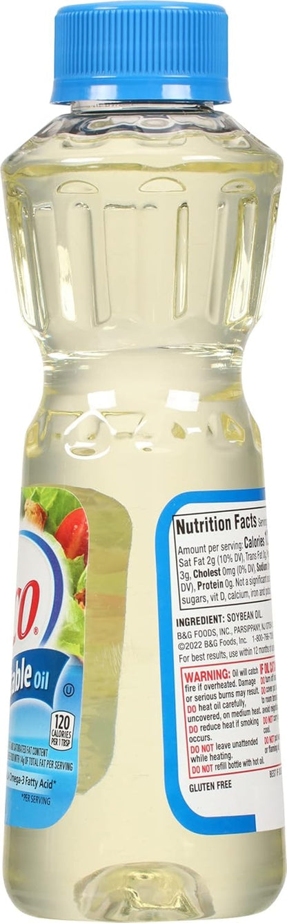 Pure Vegetable Oil, 16 Fluid Ounce