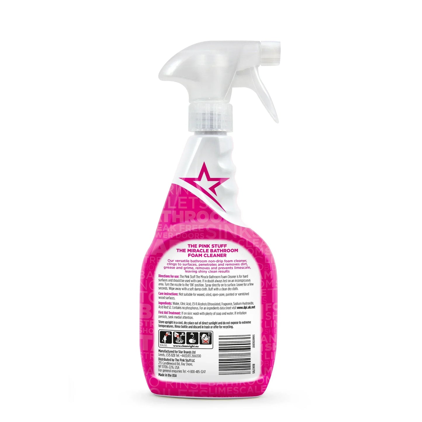 The Pink Stuff, Home & Bathroom Foam Cleaner, 25.36 oz.