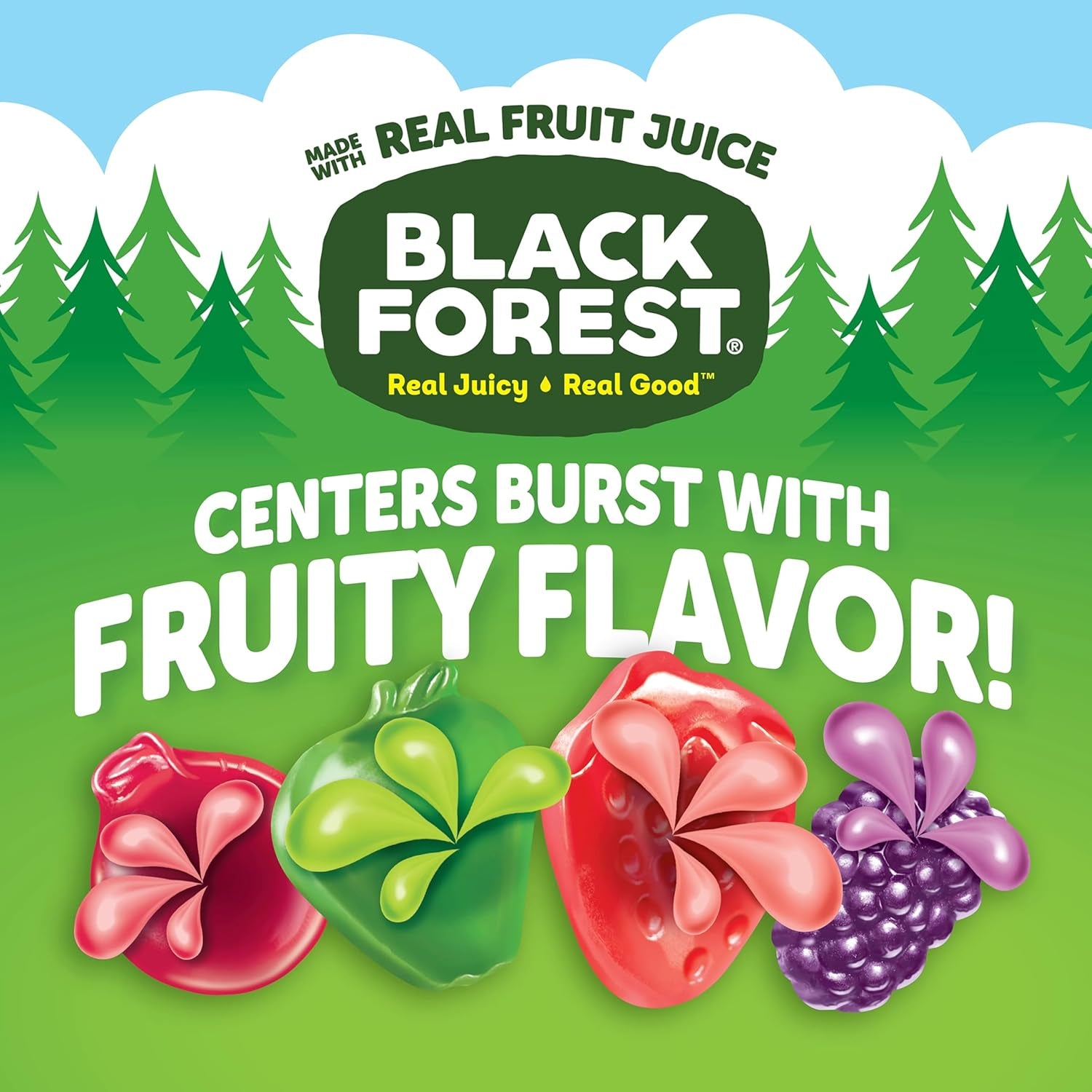 , Juicy Burst, Fruit Flavored Snacks, Mixed Fruit Flavors, a Juicy Burst of Natural Flavors, Made with Real Fruit Juice, 0.8 Oz 40 Ct