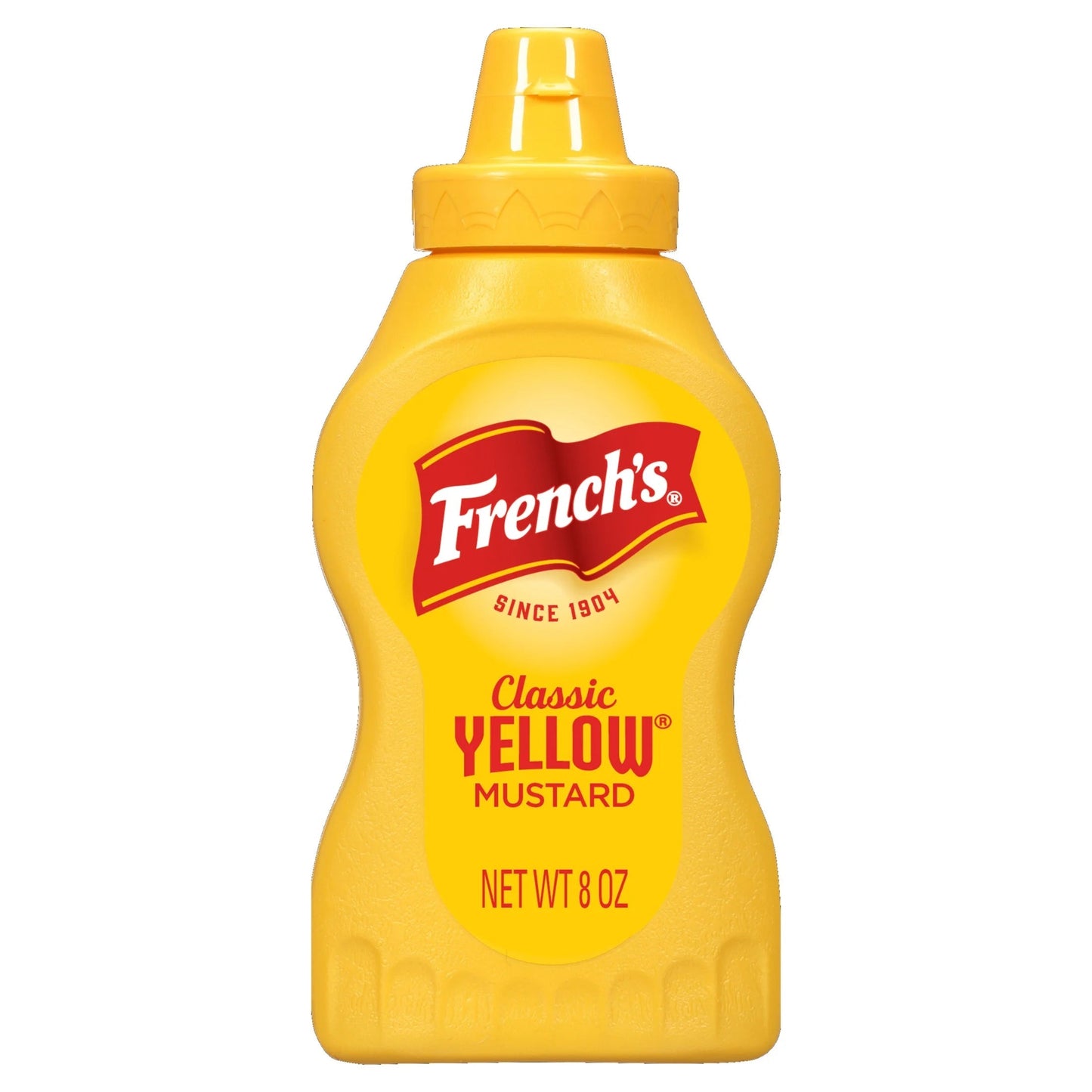 No Artificial Flavors Gluten Free Classic Yellow Mustard, 8 Oz Bottle
