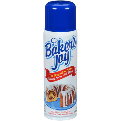 Original No-Stick Baking Spray with Flour, 5 Ounce Can