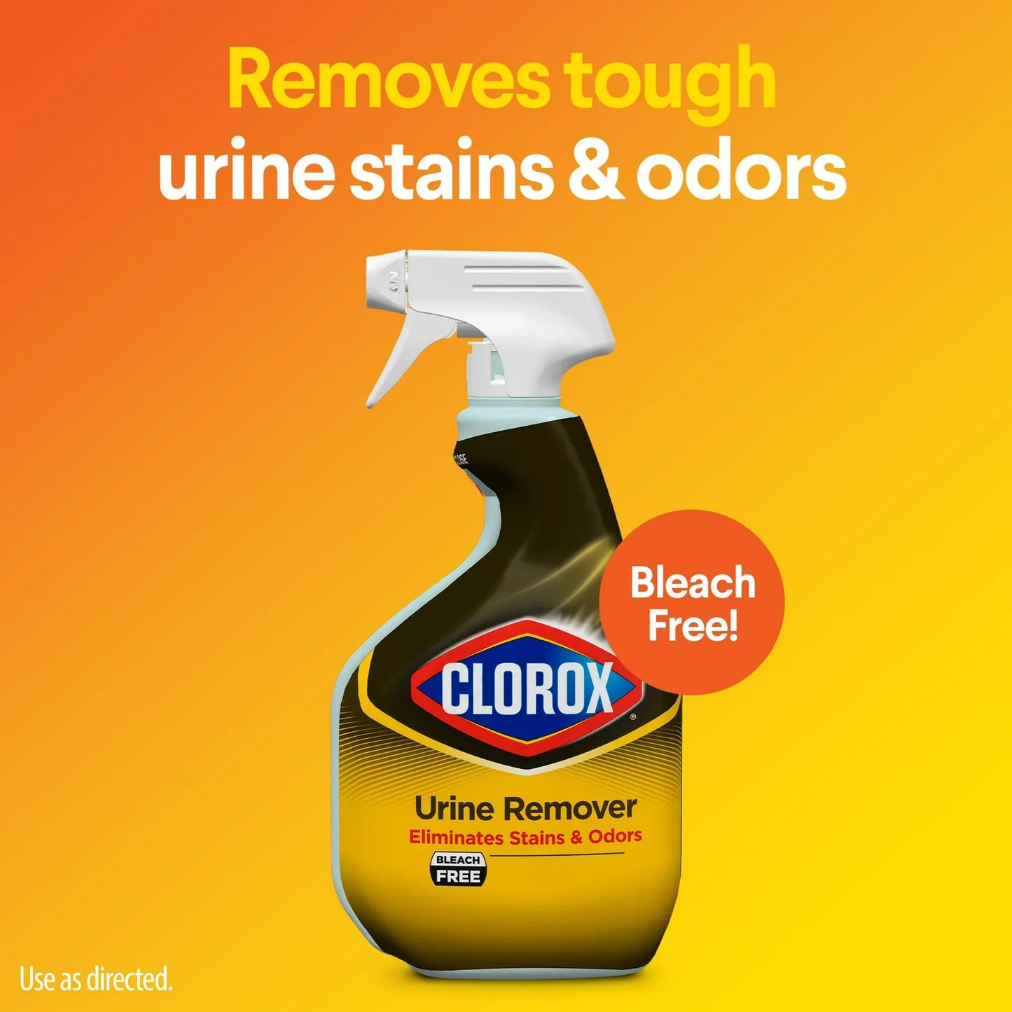 Clorox Urine Remover for Stains and Odors, Spray Bottle, 32 oz