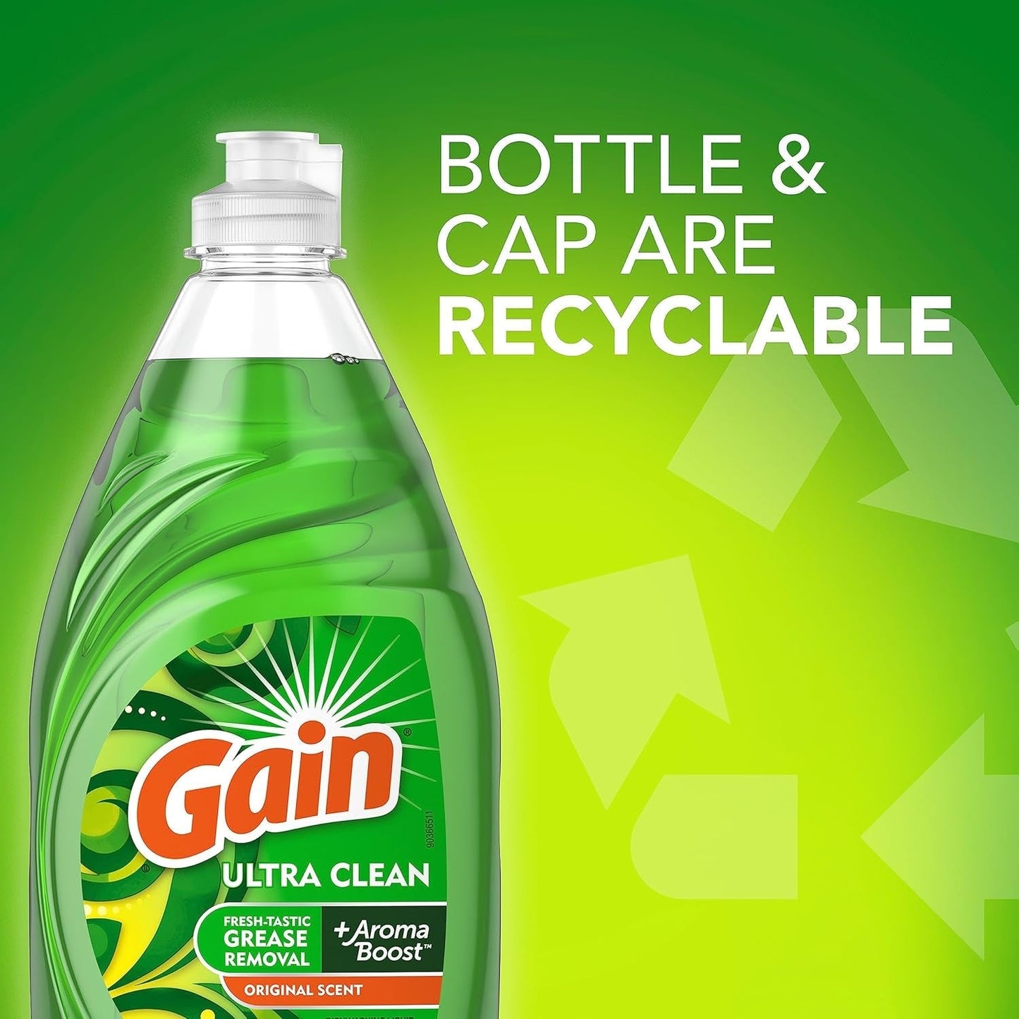 Ultra Dishwashing Liquid Dish Soap, Original Scent, 38 Fl Oz