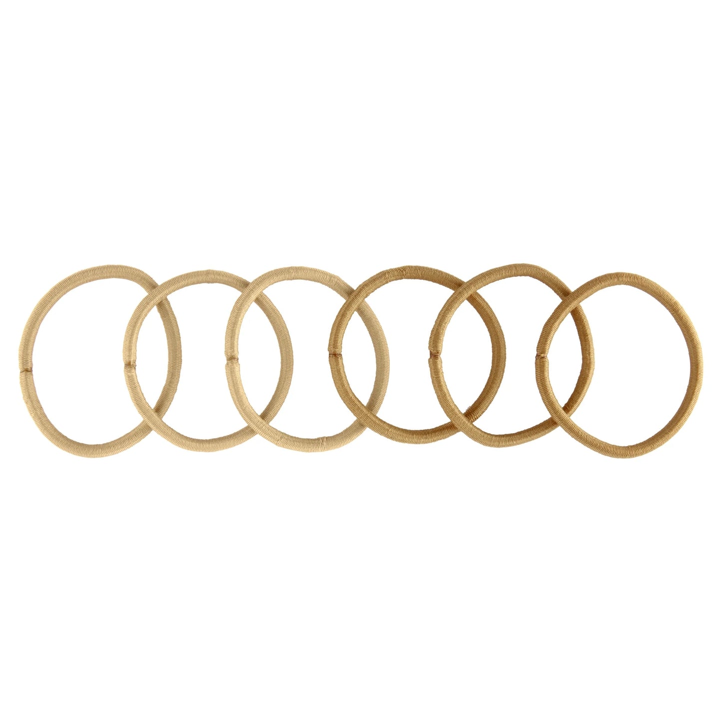 Ouchless Hair Elastics, No Metal Gentle Hair Ties, Blonde, 30 Ct