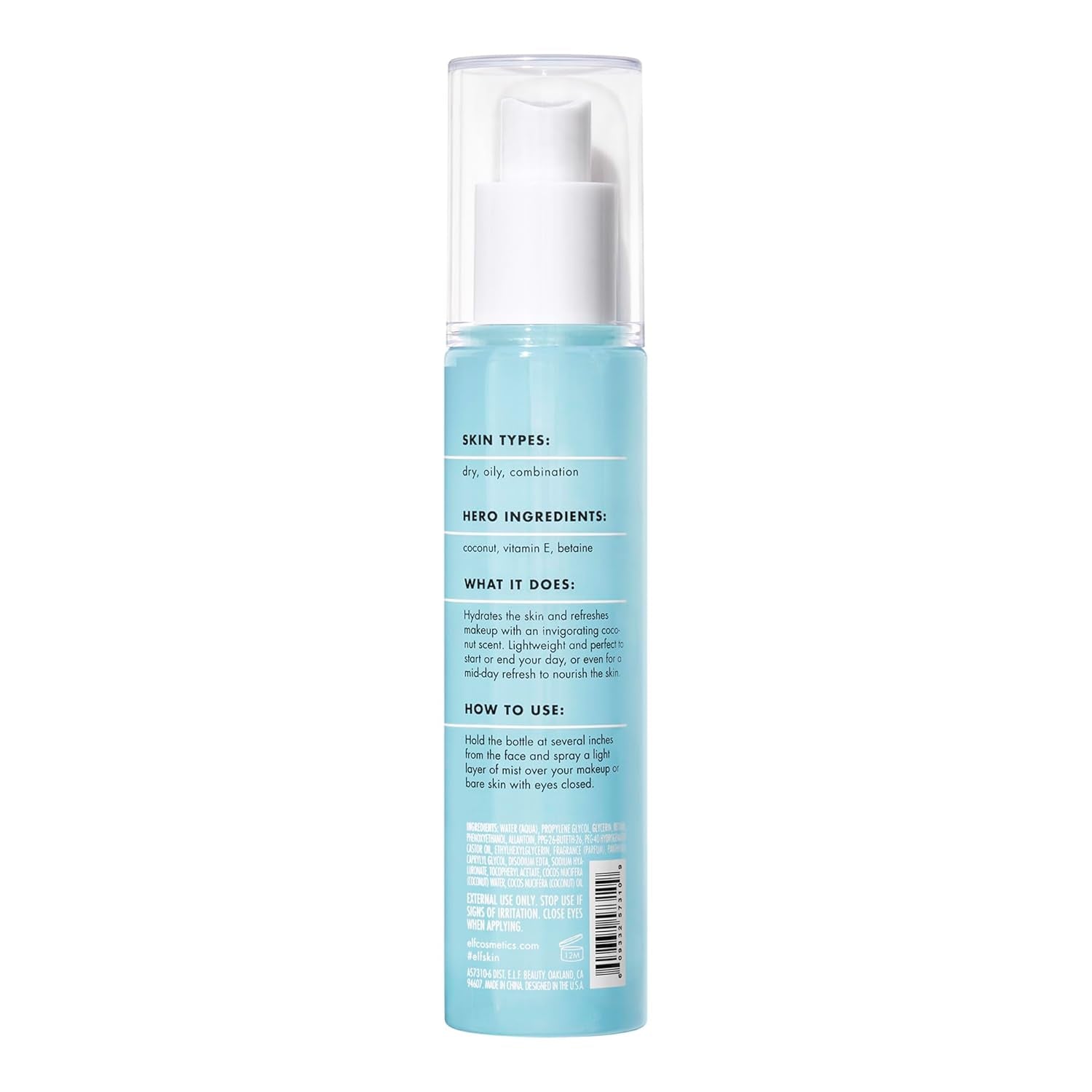 SKIN Holy Hydration! Hydrating Coconut Mist, Refreshes, Soothes & Invigorates Skin, Tropical Scent, 2.7 Fl Oz (Pack of 1)