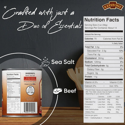 Keystone All Natural Beef, 28 oz Can