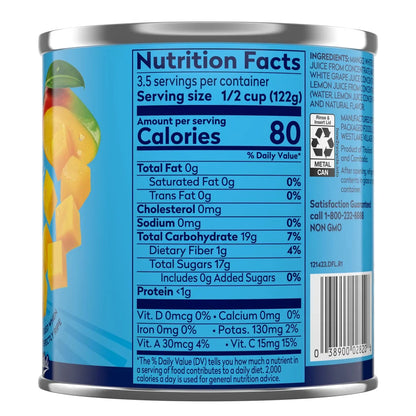 Dole Mango Chunks in a Blend of 100% Juice*, 15.5 oz