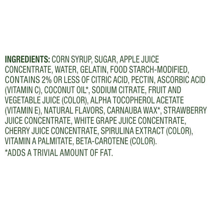 , Juicy Burst, Fruit Flavored Snacks, Mixed Fruit Flavors, a Juicy Burst of Natural Flavors, Made with Real Fruit Juice, 0.8 Oz 40 Ct