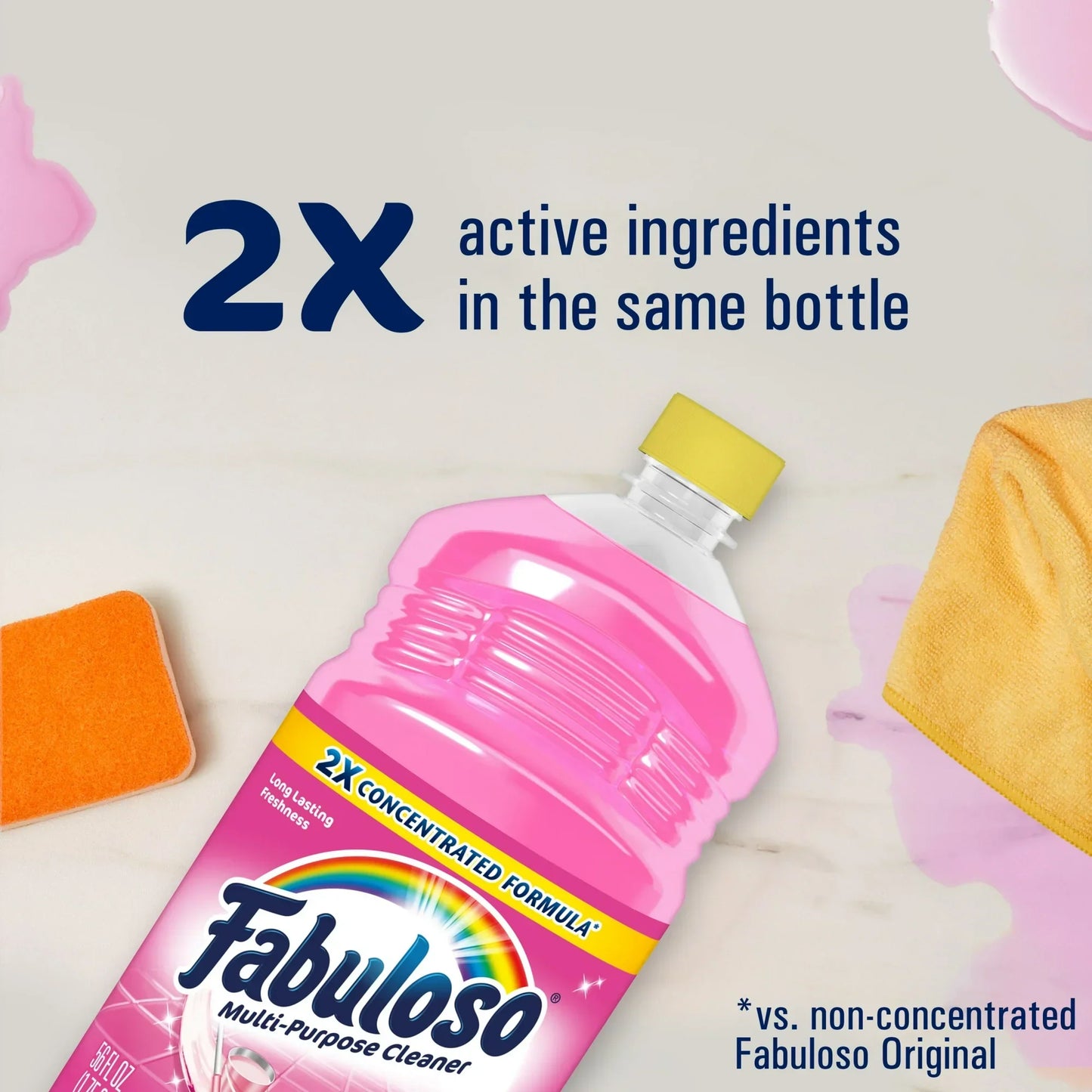 Fabuloso Multi Surface All Purpose Floor Cleaner, Watermelon Scent, 56 fl oz