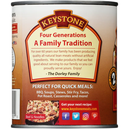 Keystone All Natural Beef, 28 oz Can