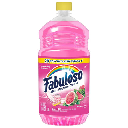 Fabuloso Multi Surface All Purpose Floor Cleaner, Watermelon Scent, 56 fl oz