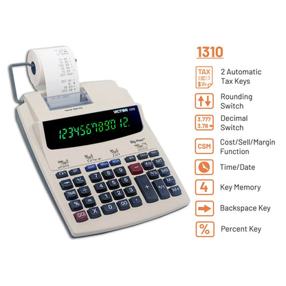 Victor 1310 Big Print™ Commercial Printing Calculator