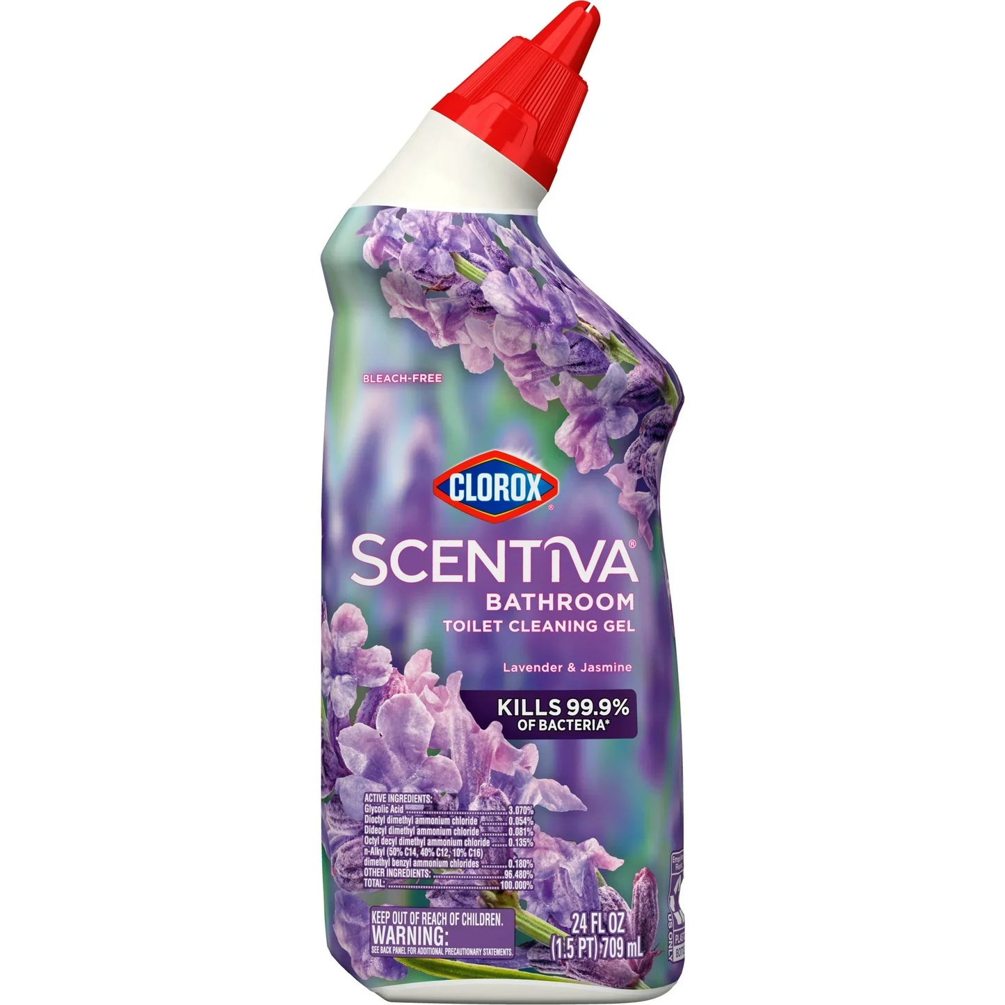 Clorox Scentiva Bathroom Toilet Cleaning Gel, Lavender and Jasmine