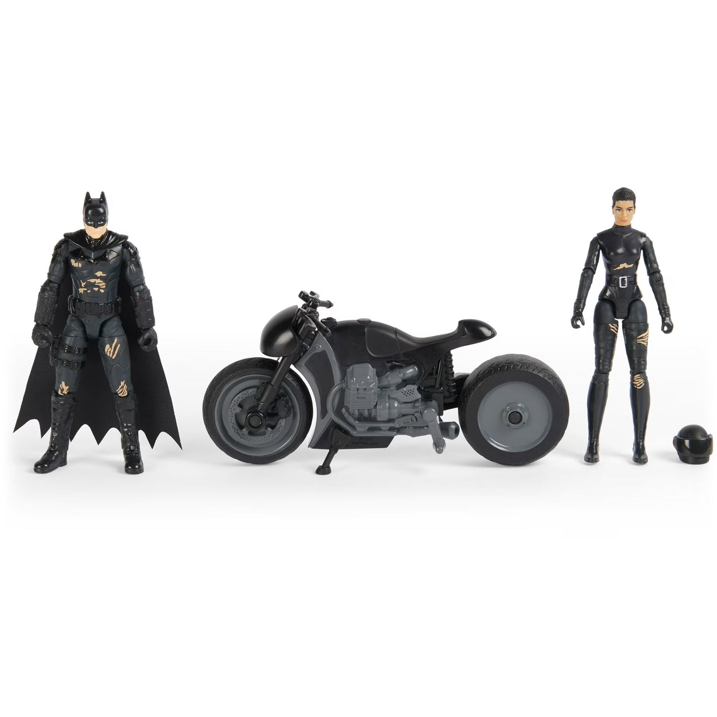 DC Comics Batman and Selina Kyle Chase Pack with 2 Figures and Bike