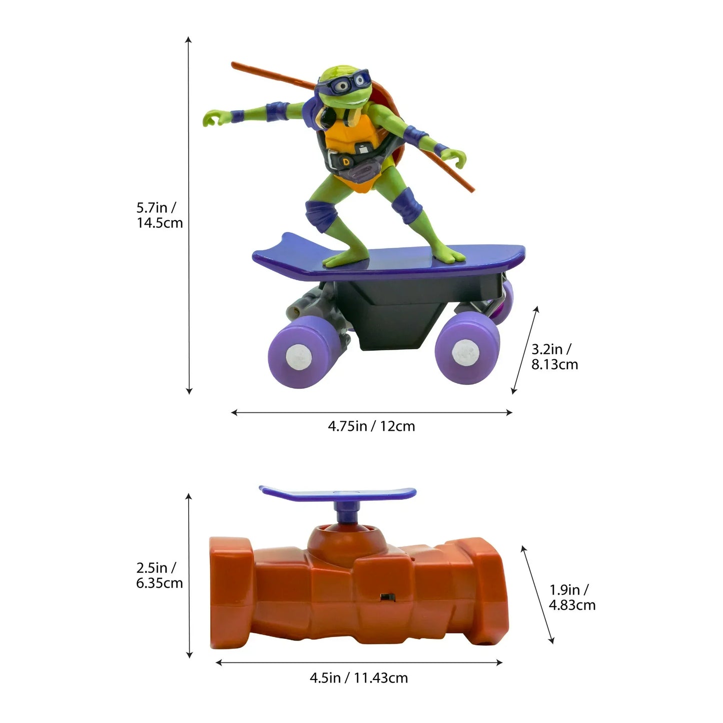 Funrise Tmnt Half Pipe Rc - Donatellorc Vehicles