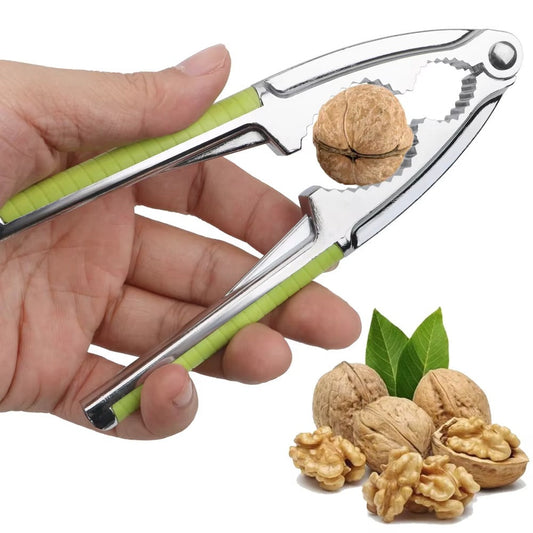 Quick Walnut Cracker Nut Cracker Stainless Steel Nutcracker Pine Pecan Hazelnut Plier Multi-Function Nut Clip Kitchen Tools