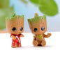 4pcs/set Marvel Guardians of The Galaxy Avengers Tiny groot Cute Baby Tree Man Model Figure Toys 5cm