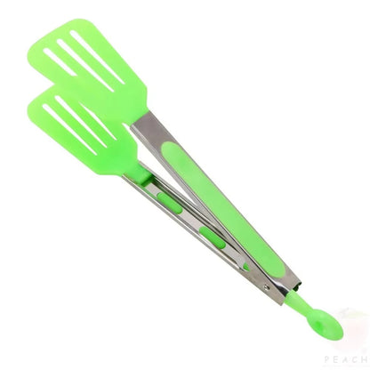 Kitchen Cooking Tools Non-Stick Kitchen Tongs Stainless Steel Handle Utensil Pizza Bread Steak Clip Salad Serving BBQ Tongs