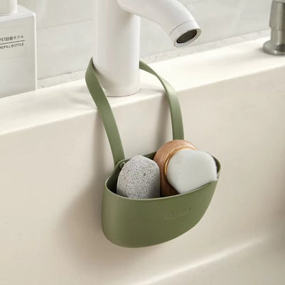 Kitchen Sink Sponges Soap Holder Bathroom Dish Drain Water Basket