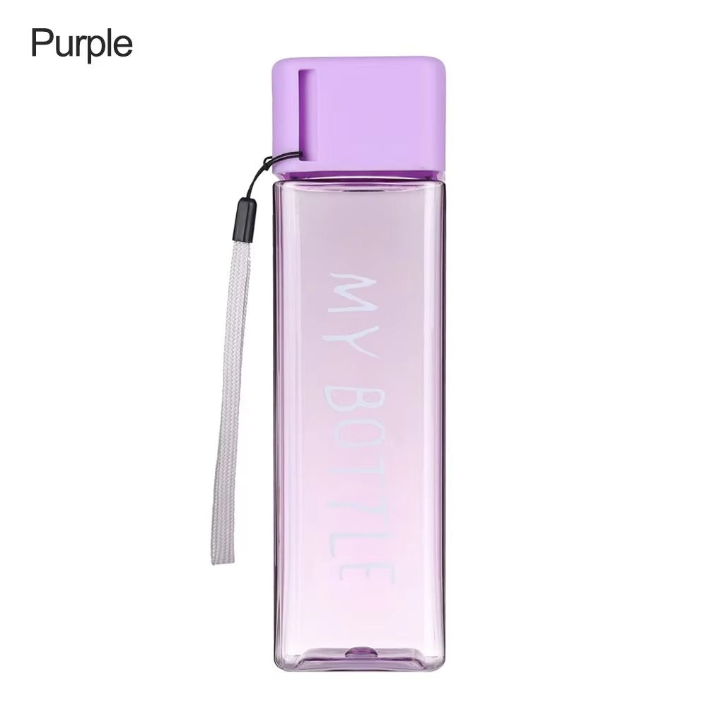 Transparent Square Water Bottle