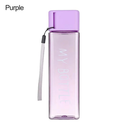 Transparent Square Water Bottle