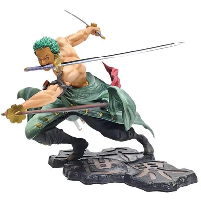 One Piece 10CM Figure Toys Anime GK Roronoa Zoro Three-blade Sa-maximum PVC Action Collection Figurine Model Dolls Gifts Kids