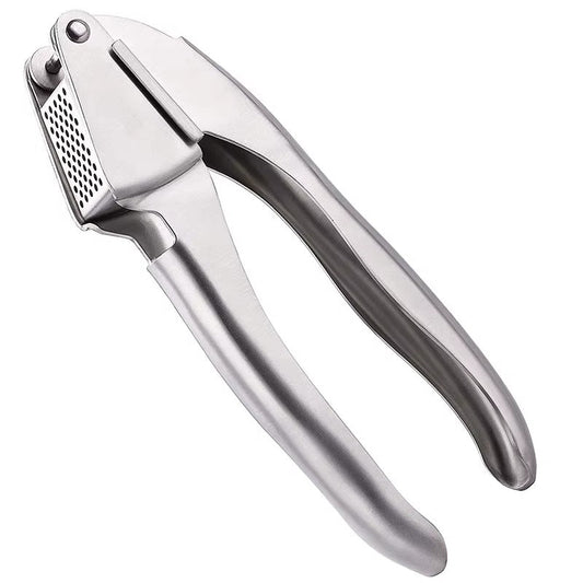 Professional Garlic Press Stainless Steel, Rust-proof Garlic Crusher Mincer, Easy Squeeze & Clean Garlic Peeler