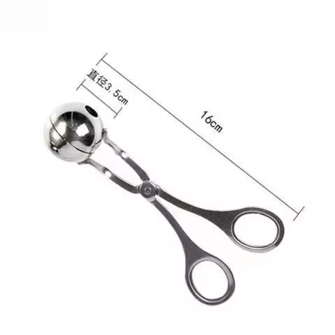 Stainless steel meatball holder, meatball maker, home kitchen tool, meatball squeezer, dumpling mold