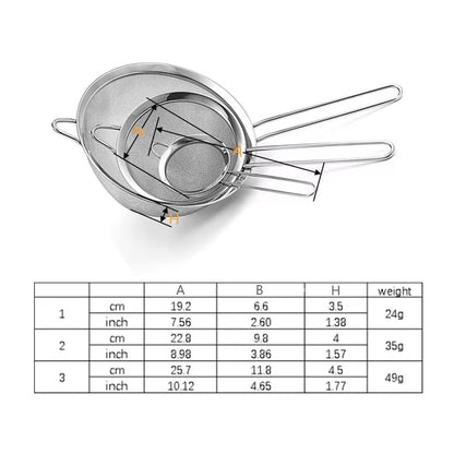Stainless Steel Fine Mesh Strainer Flour Sifter