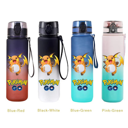 650ML Pokemon Pikachu Charizard Sports Water Bottle