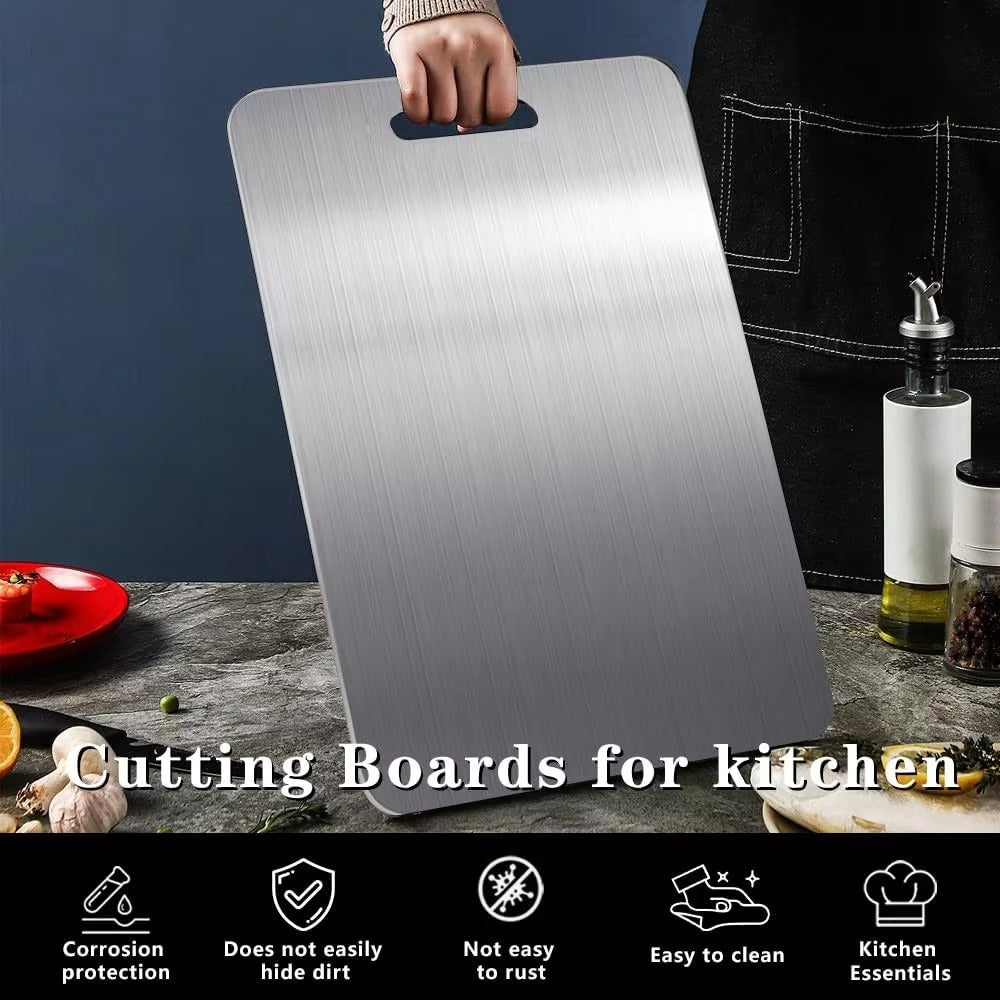Titanium Coated Stainless Steel Cutting Board 316 Food Grade