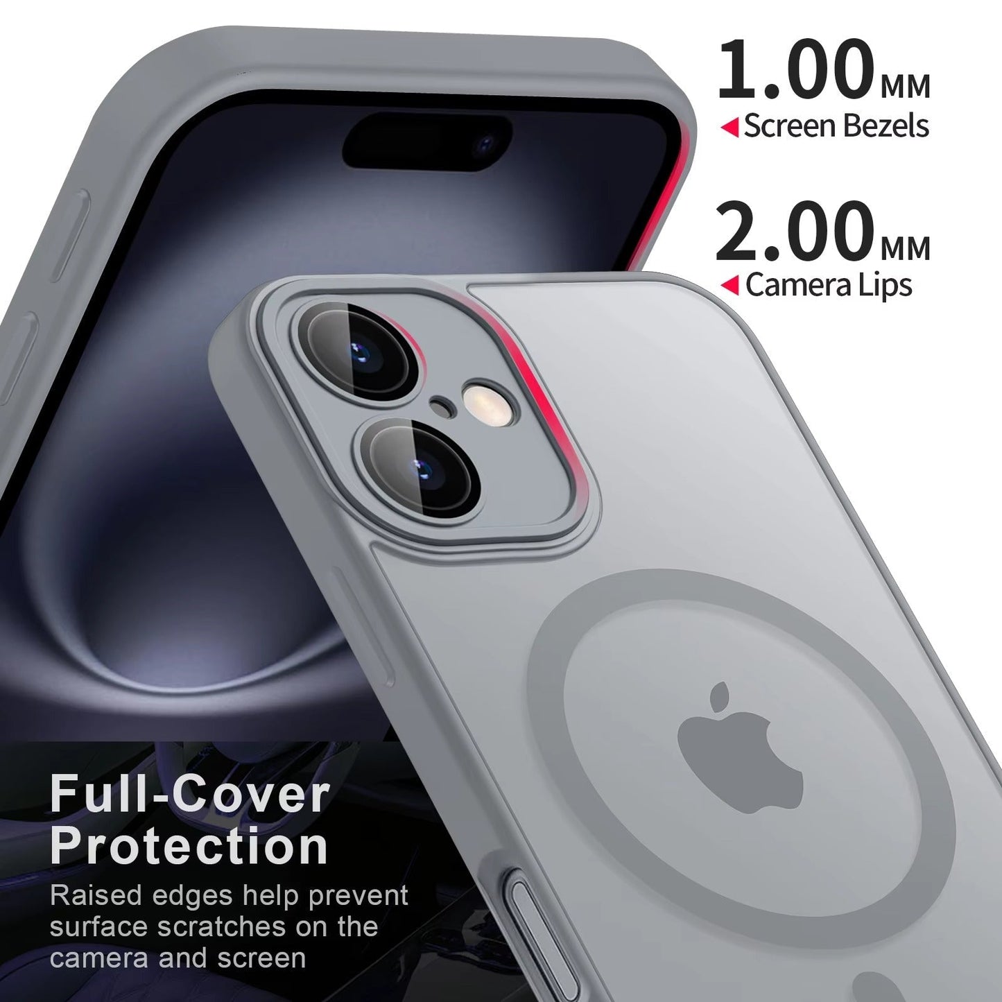 Magnetic Luxury Matte Translucent Armor Shockproof Case For iPhone 16 Magsafe Wireless Charge Cover For iPhone 16 Accessories