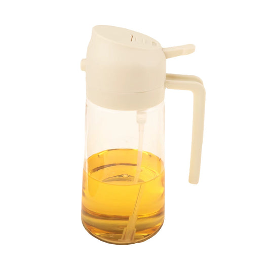 16oz Oil Dispenser Bottle for Kitchen, 2 in 1 Olive Oil Dispenser
