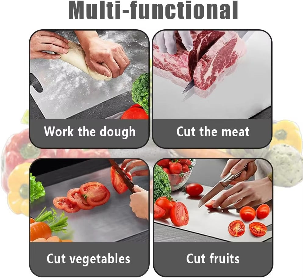 Titanium Coated Stainless Steel Cutting Board 316 Food Grade