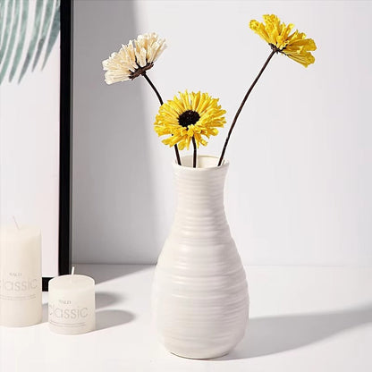 Nordic Plastic Vase Simple Small Fresh Flower Pot Storage Bottle For Flowers Living Room Modern Home Decorations Ornaments